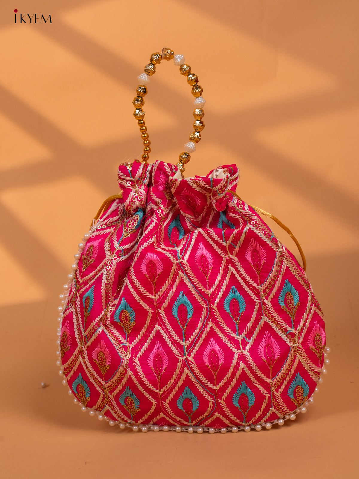 Designer Embroidered Potli Bag - Return Gift - KC29113