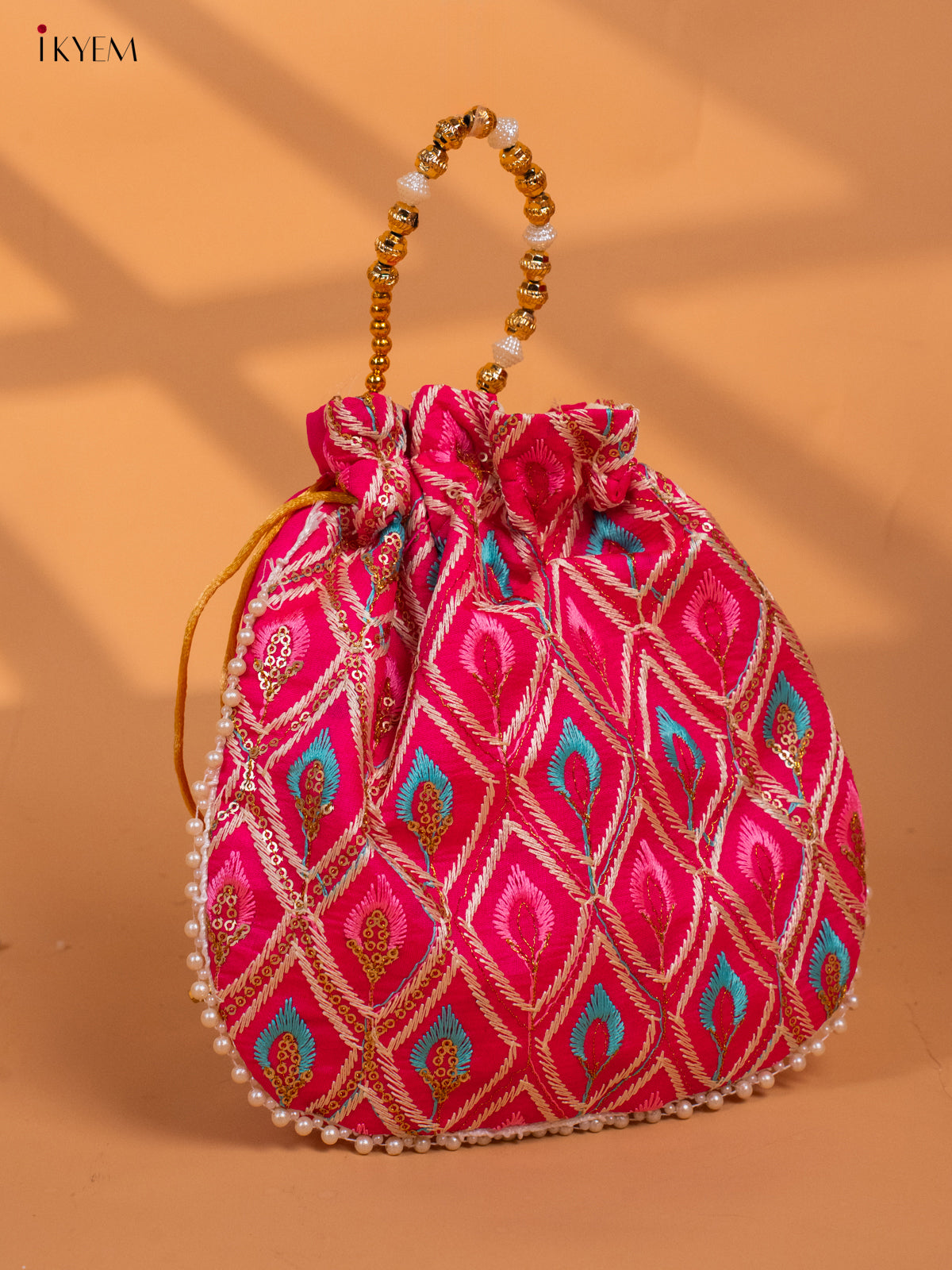 Designer Embroidered Potli Bag - Return Gift - KC29113
