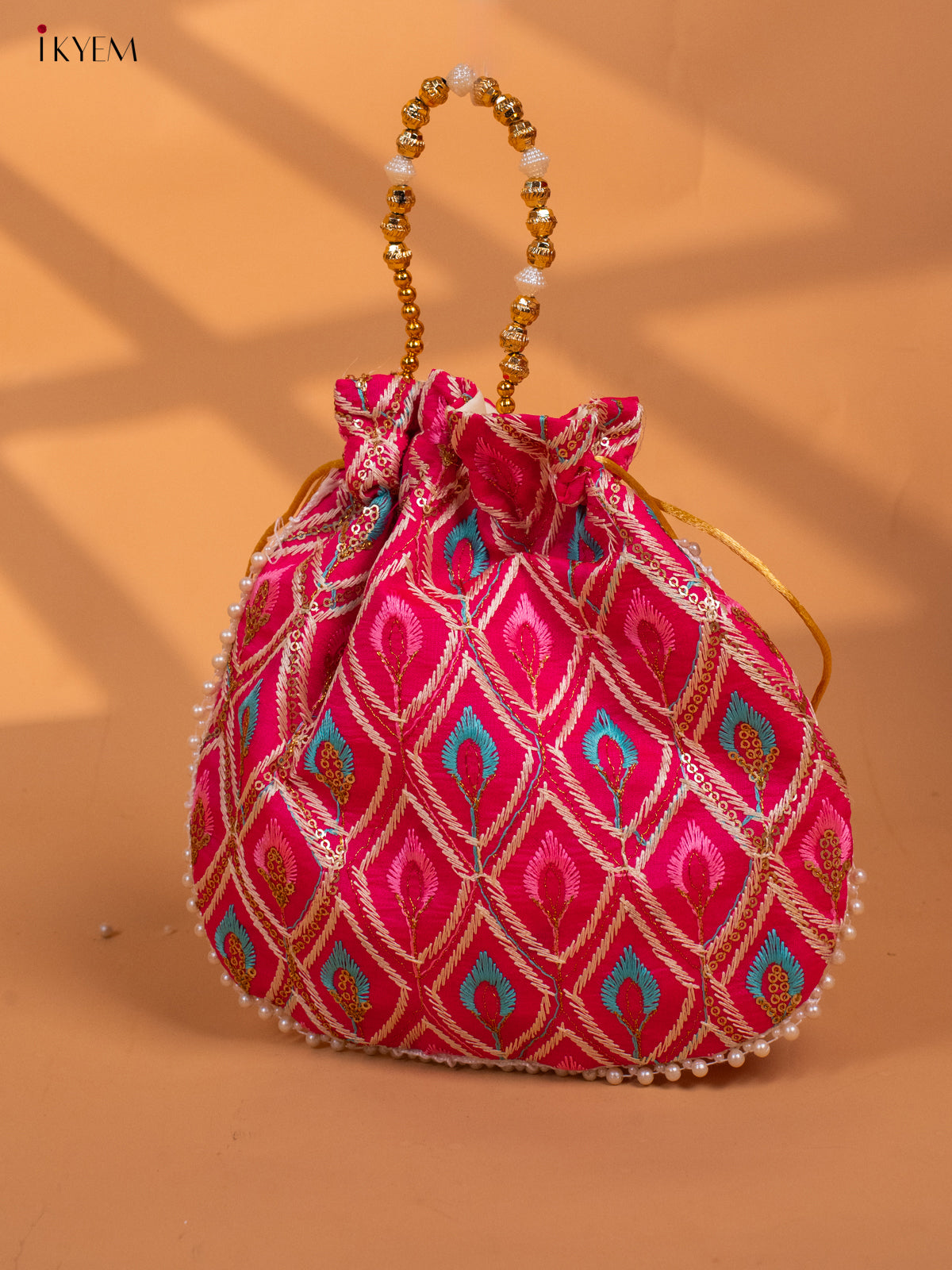 Designer Embroidered Potli Bag - Return Gift - KC29113