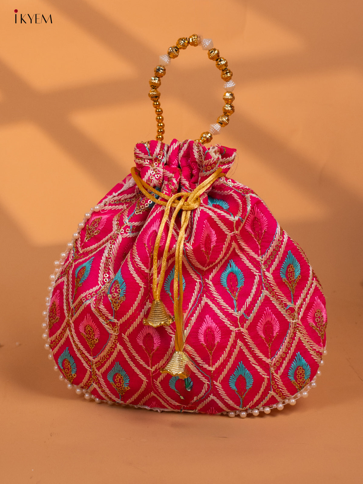 Designer Embroidered Potli Bag - Return Gift - KC29113