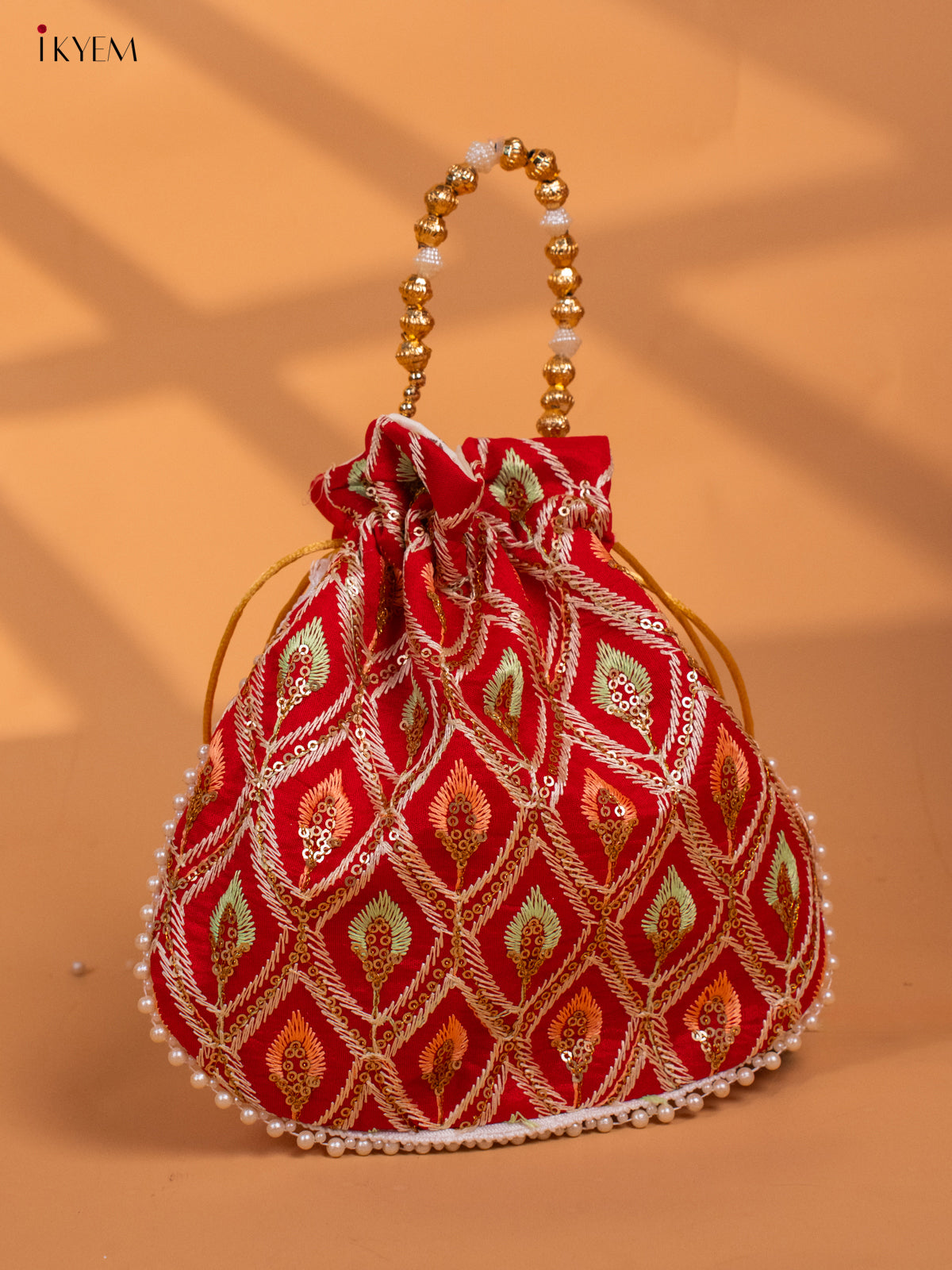 Designer Embroidered Potli Bag - Return Gift - KC29113