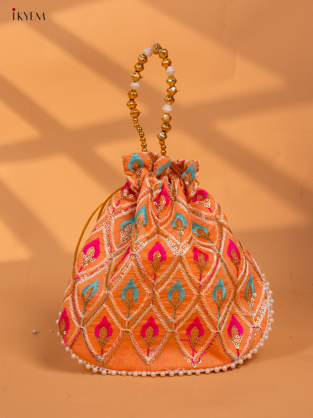 Designer Embroidered Potli Bag - Return Gift - KC29113