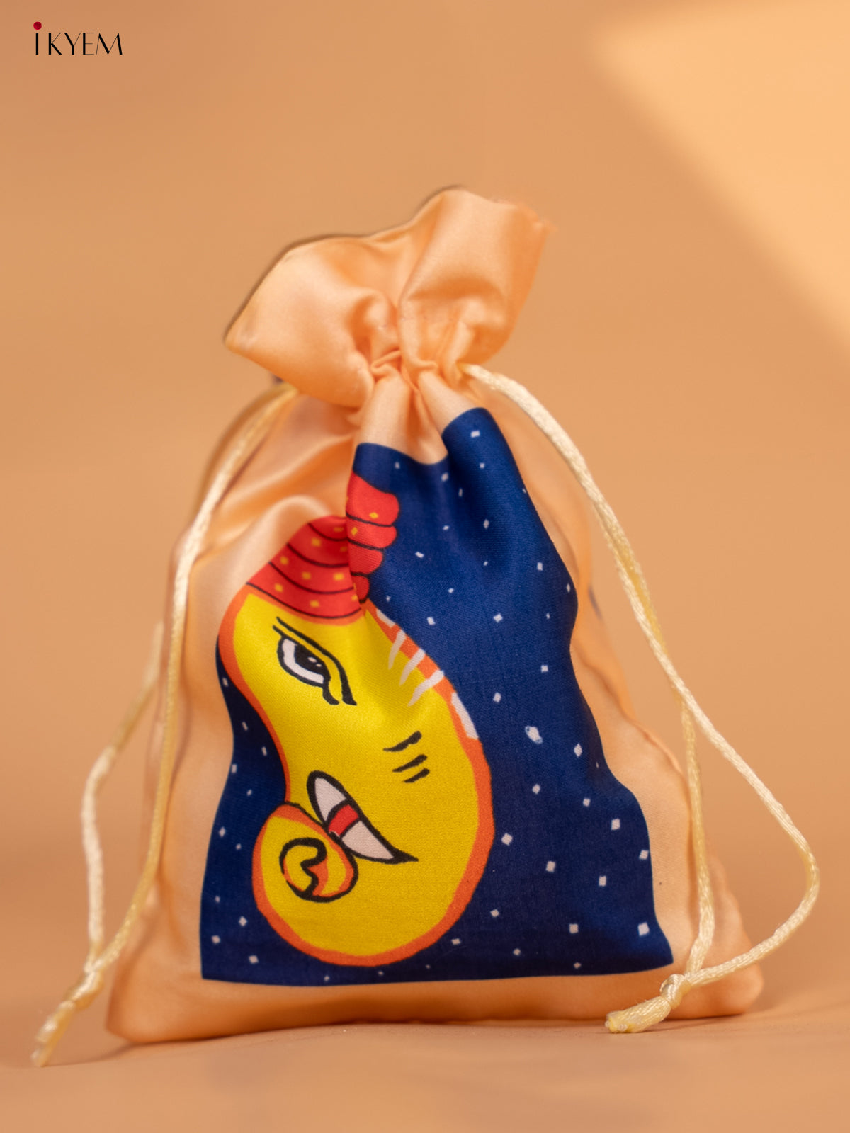 Digital Printed Ganesha String Bag - KC29117