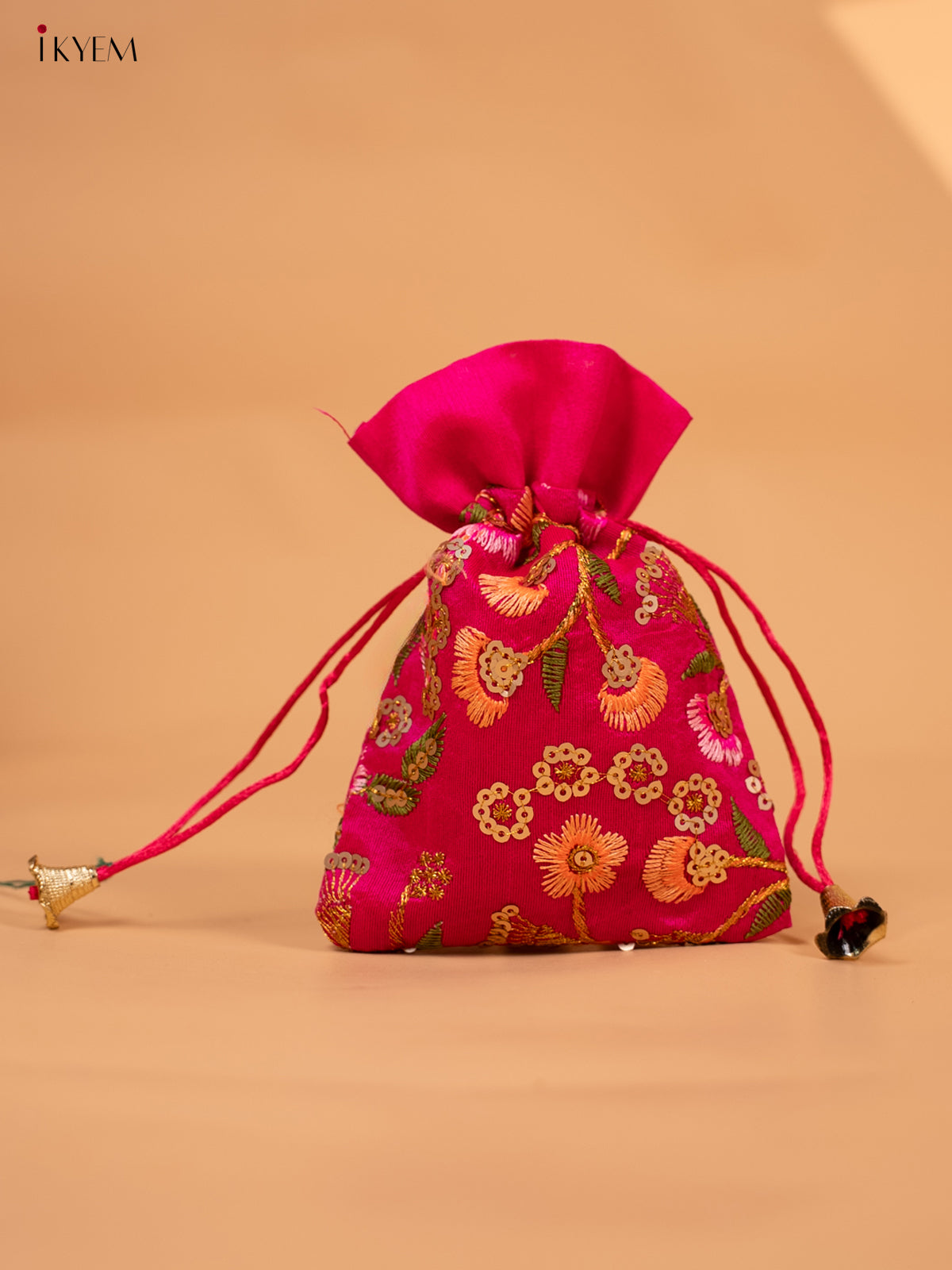 Designer Embroidered Potli Bag Small - KC29118