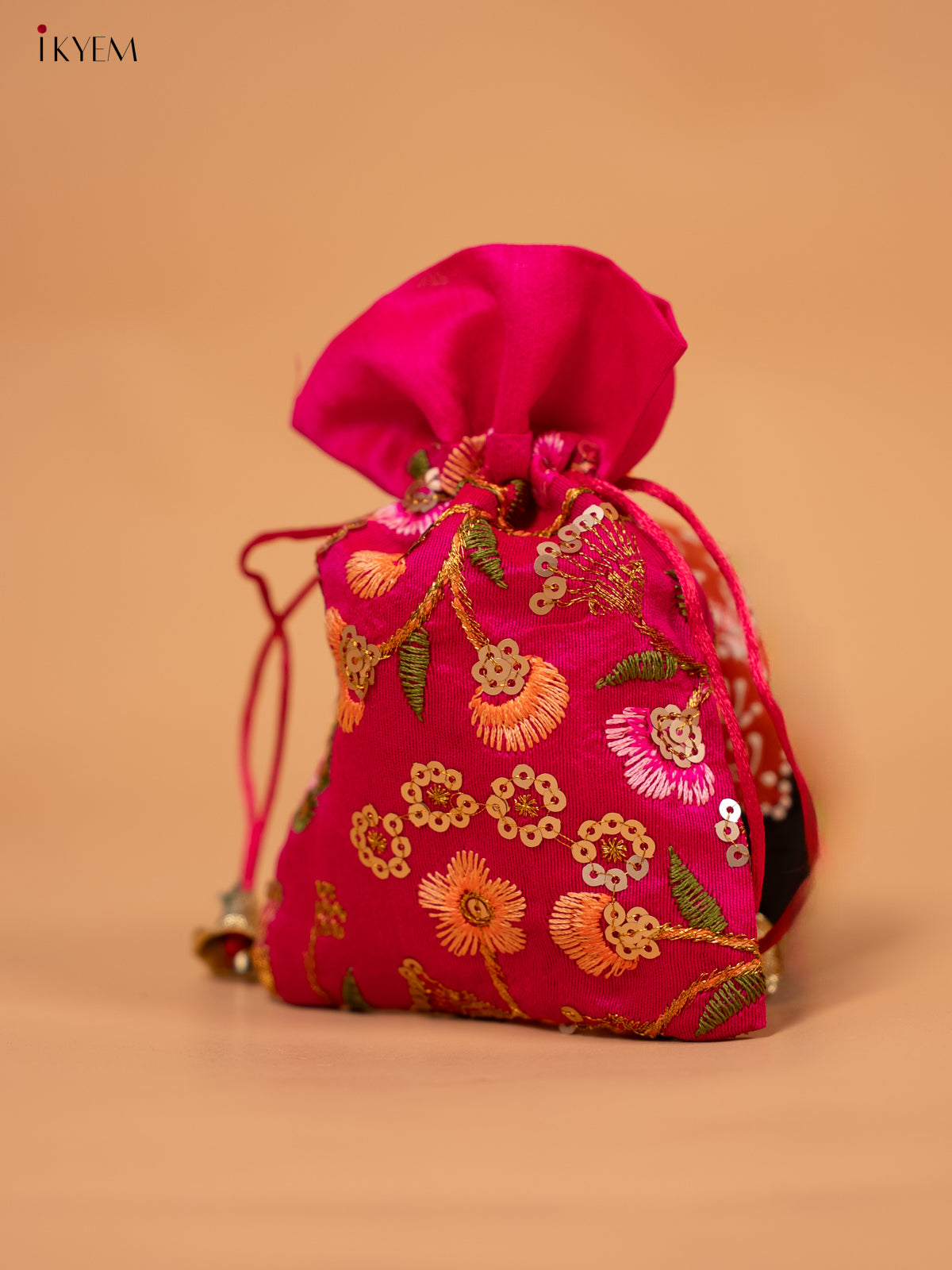 Designer Embroidered Potli Bag Small - KC29118