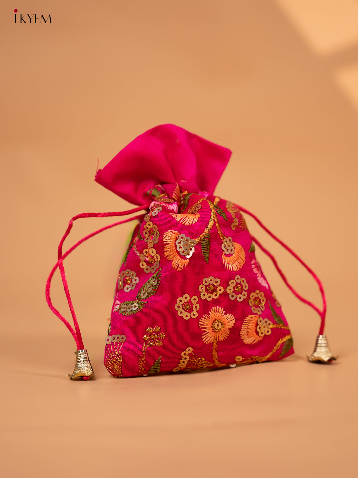 Designer Embroidered Potli Bag Small - KC29118