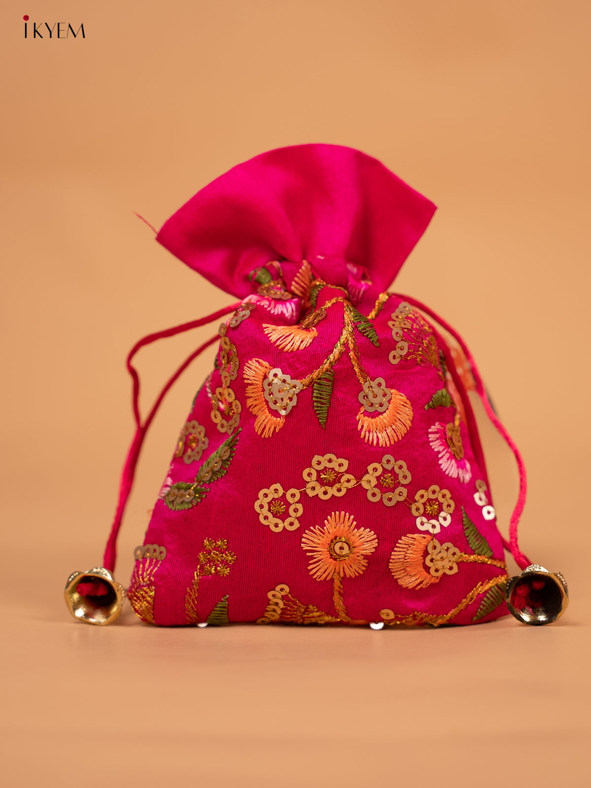 Designer Embroidered Potli Bag Small - KC29118