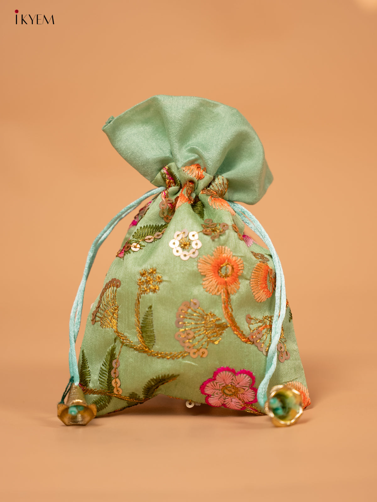 Designer Embroidered Potli Bag Small - KC29118