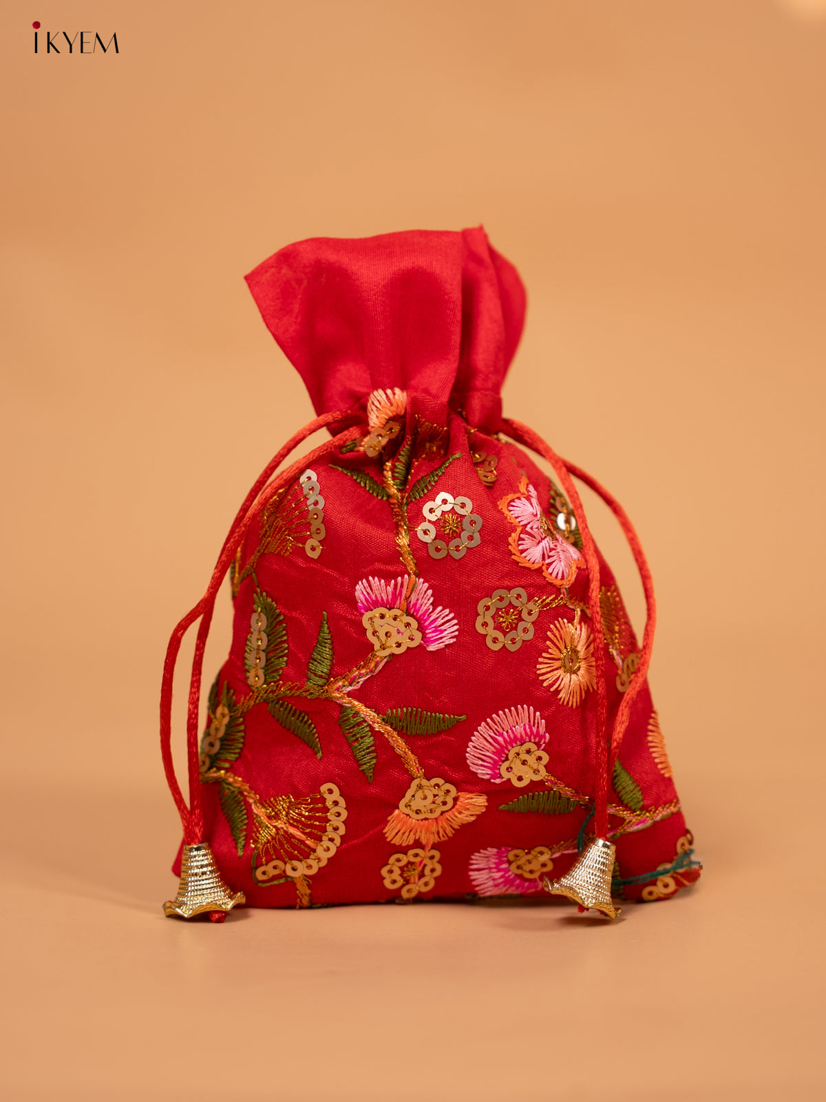 Designer Embroidered Potli Bag Small - KC29118