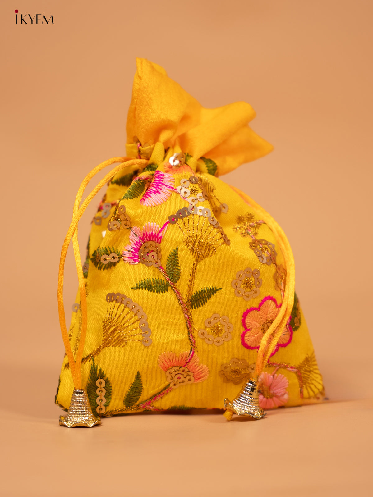 Designer Embroidered Potli Bag Small - KC29118
