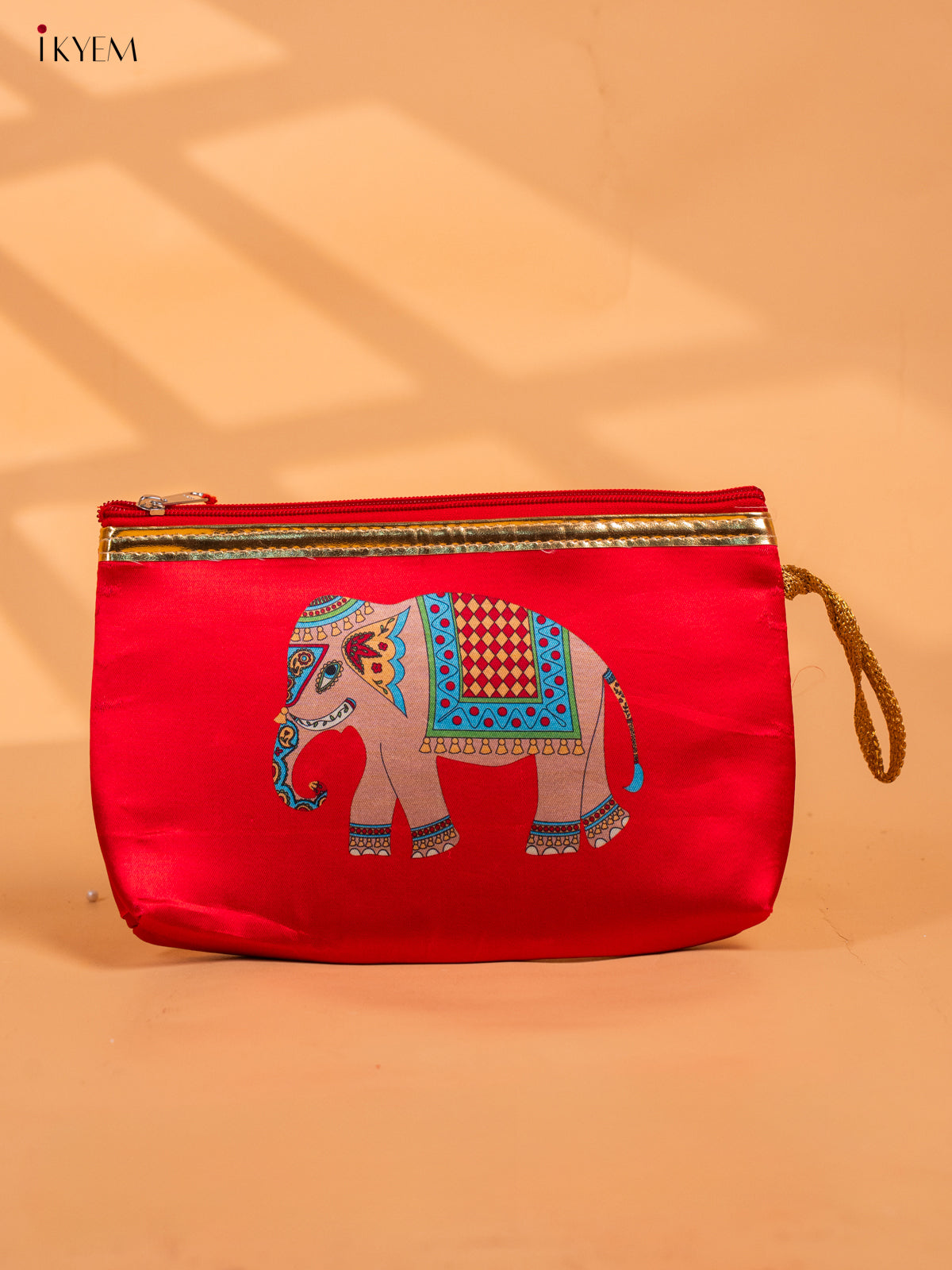 Digital Printed Elephant Pouch -KC29125