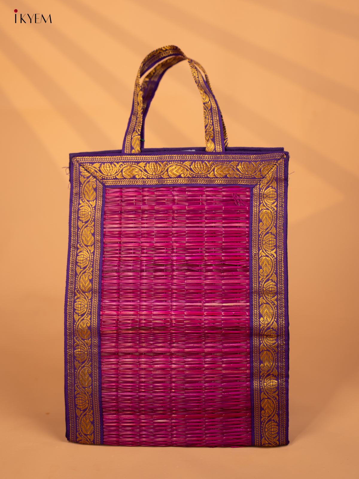 Korai Bag with Zari Borders Return Gift - Purple - KD02111