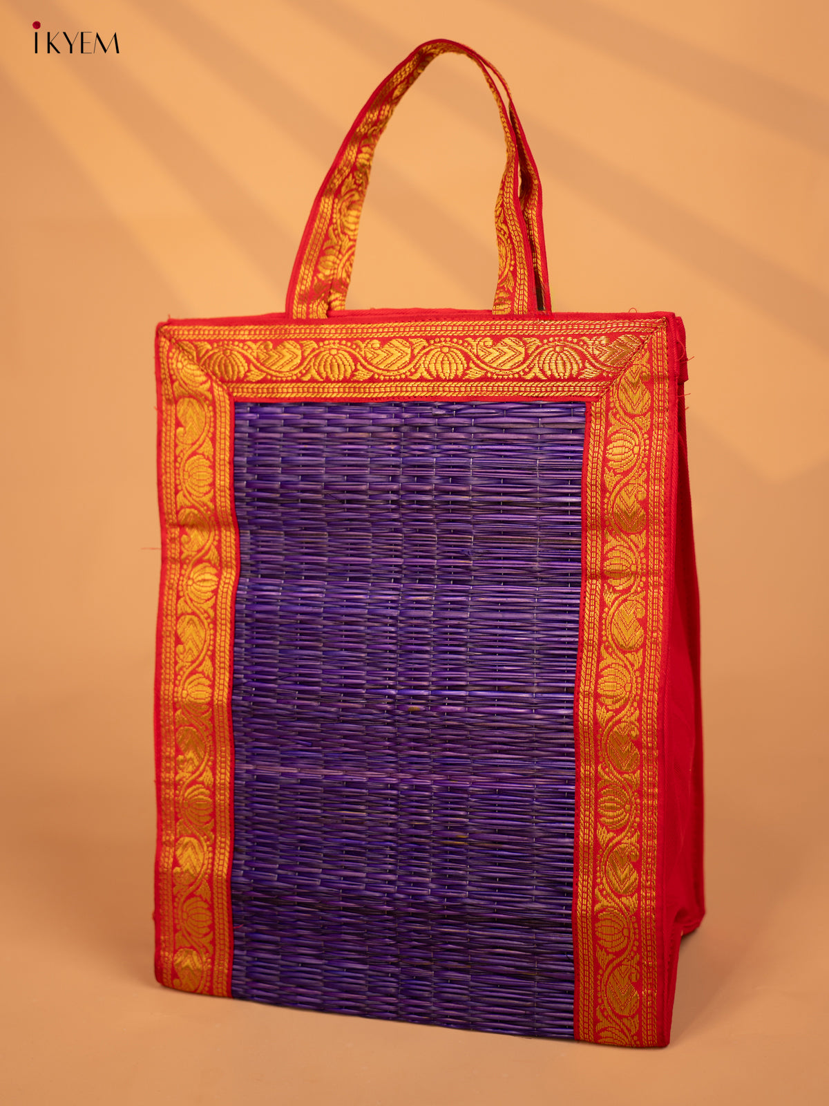 Korai Bag with Zari Borders - Violet Return Gift - KD02113