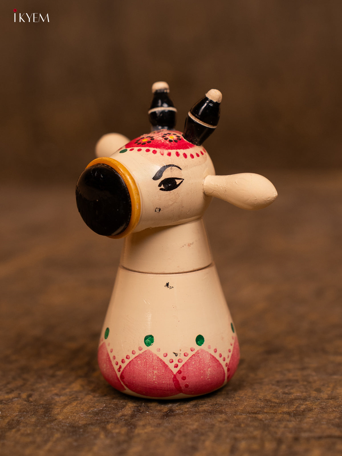 Nandi Kondapalli doll Kumkum holder - KD04118