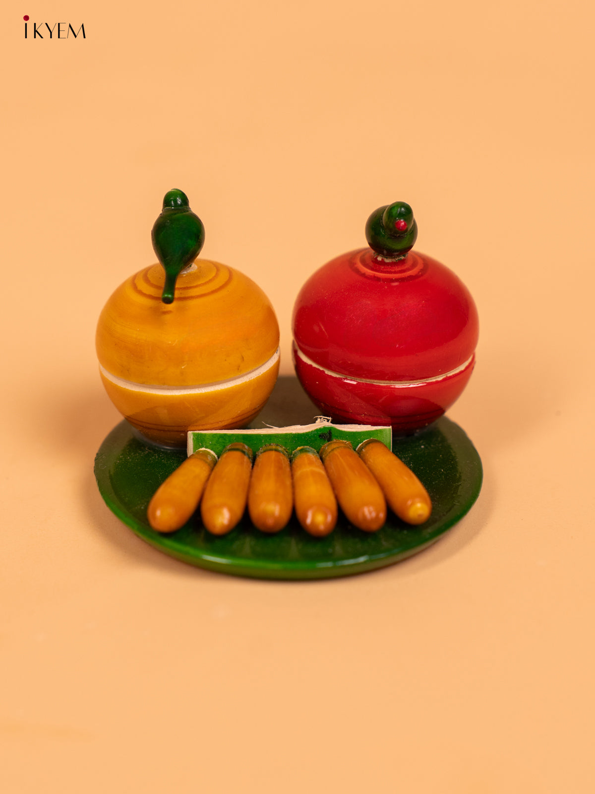 Wooden Kondapalli Thambulam set - KD04119
