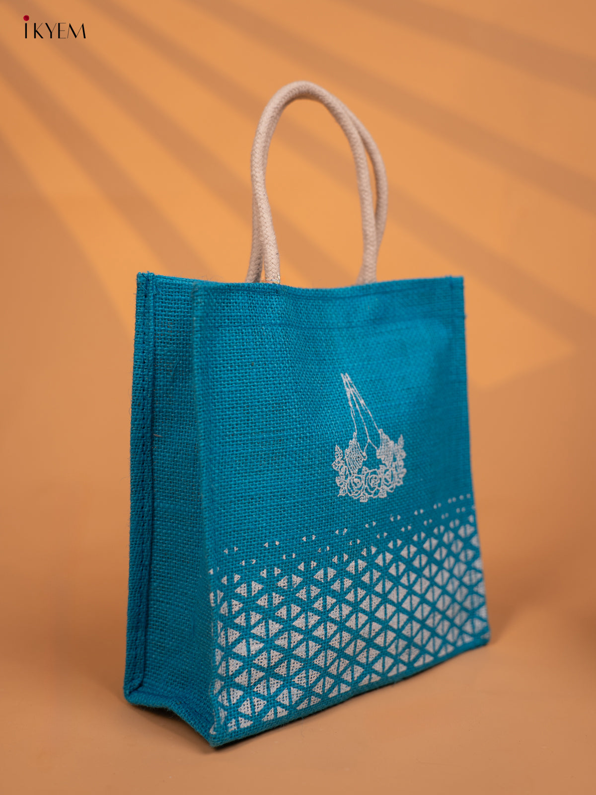 Jute bag Thankyou - Blue - KD04129