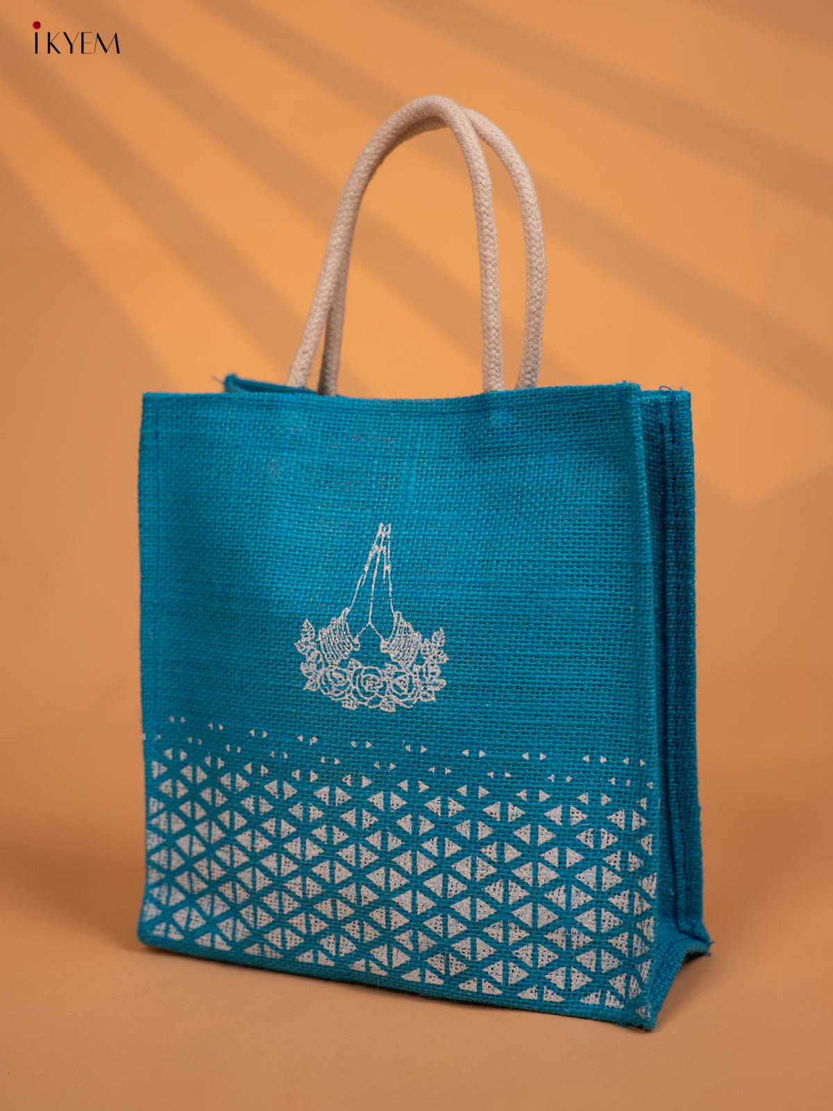 Jute bag Thankyou - Blue - KD04129