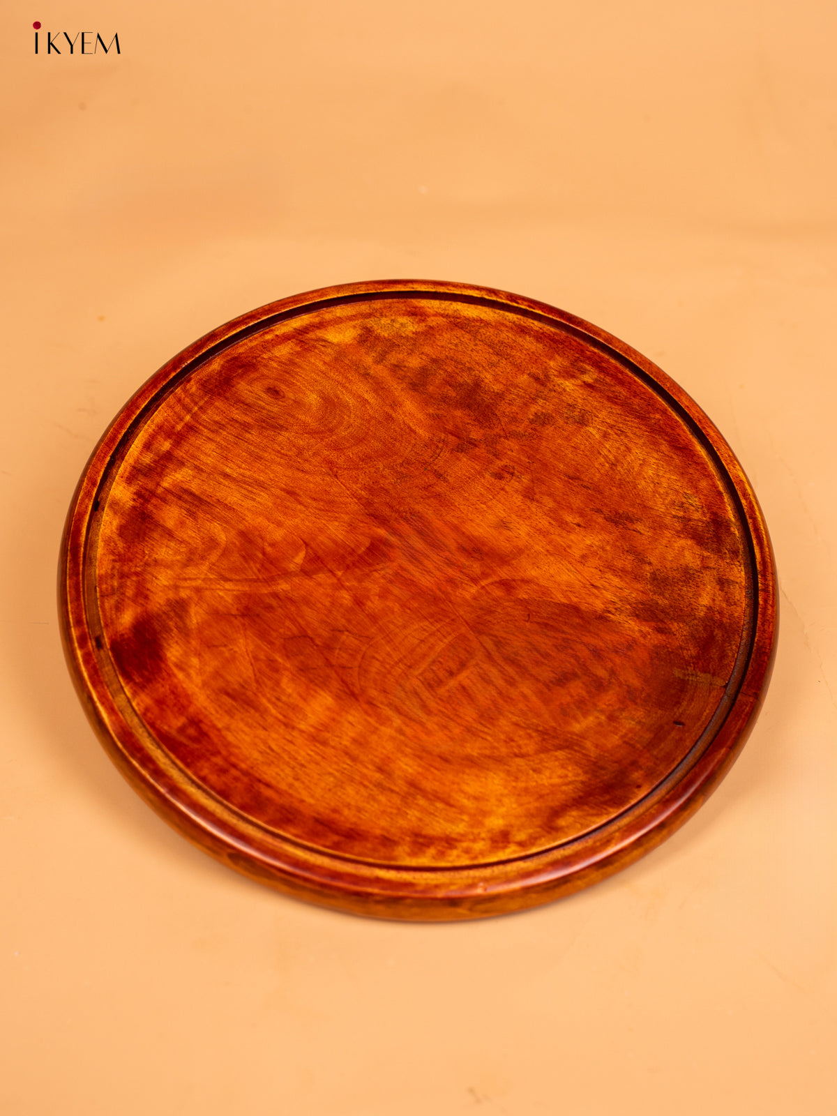 Wooden Round Platter - KD09114