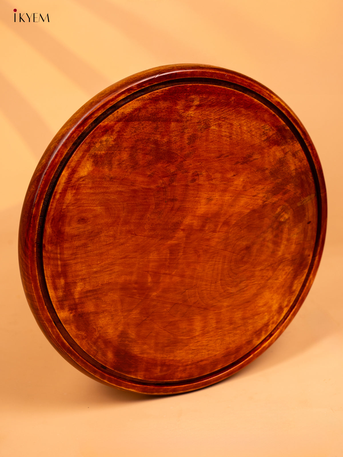 Wooden Round Platter - KD09114