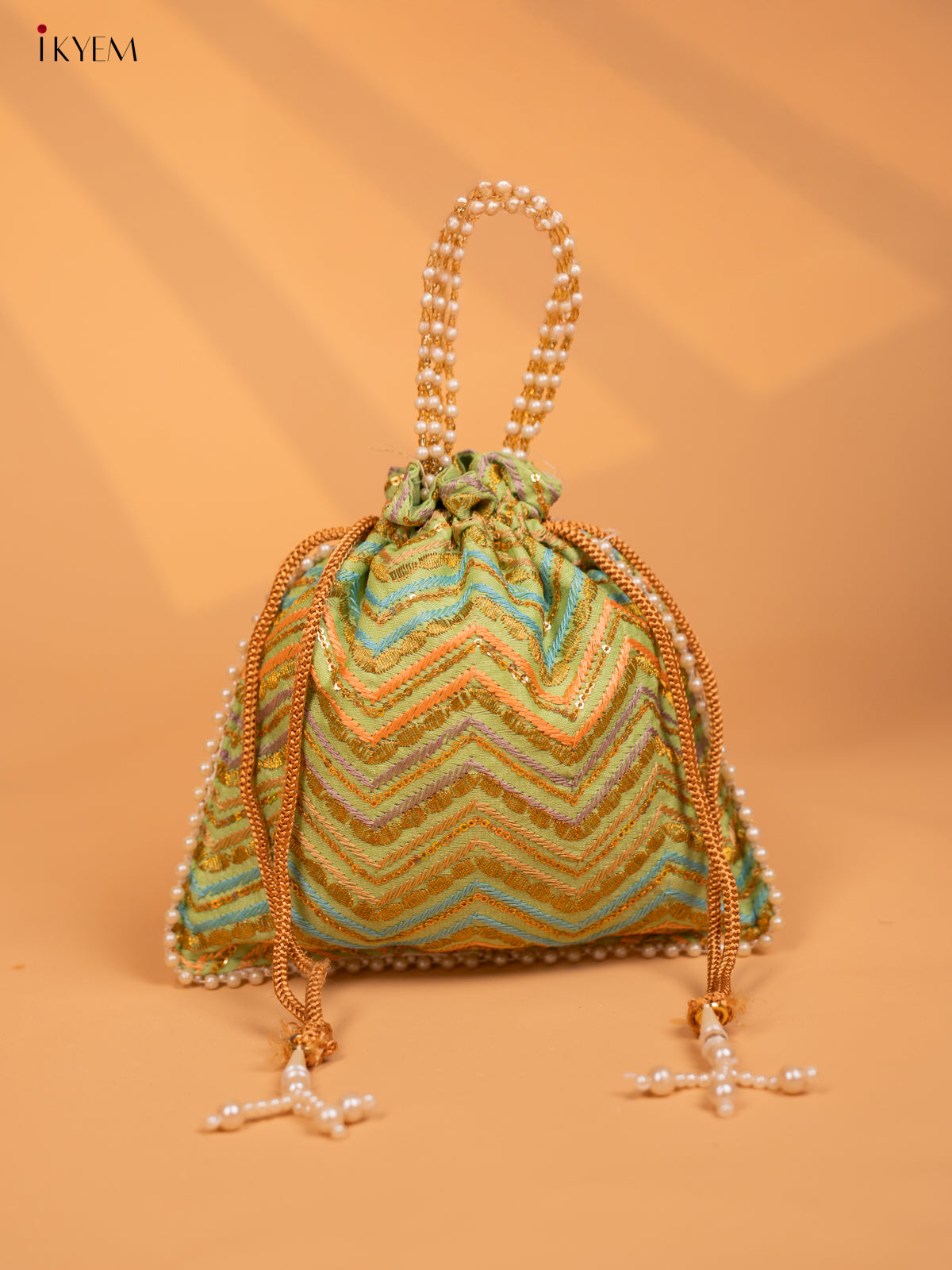 Fancy Designer Embroidered potli Bag- KD09121