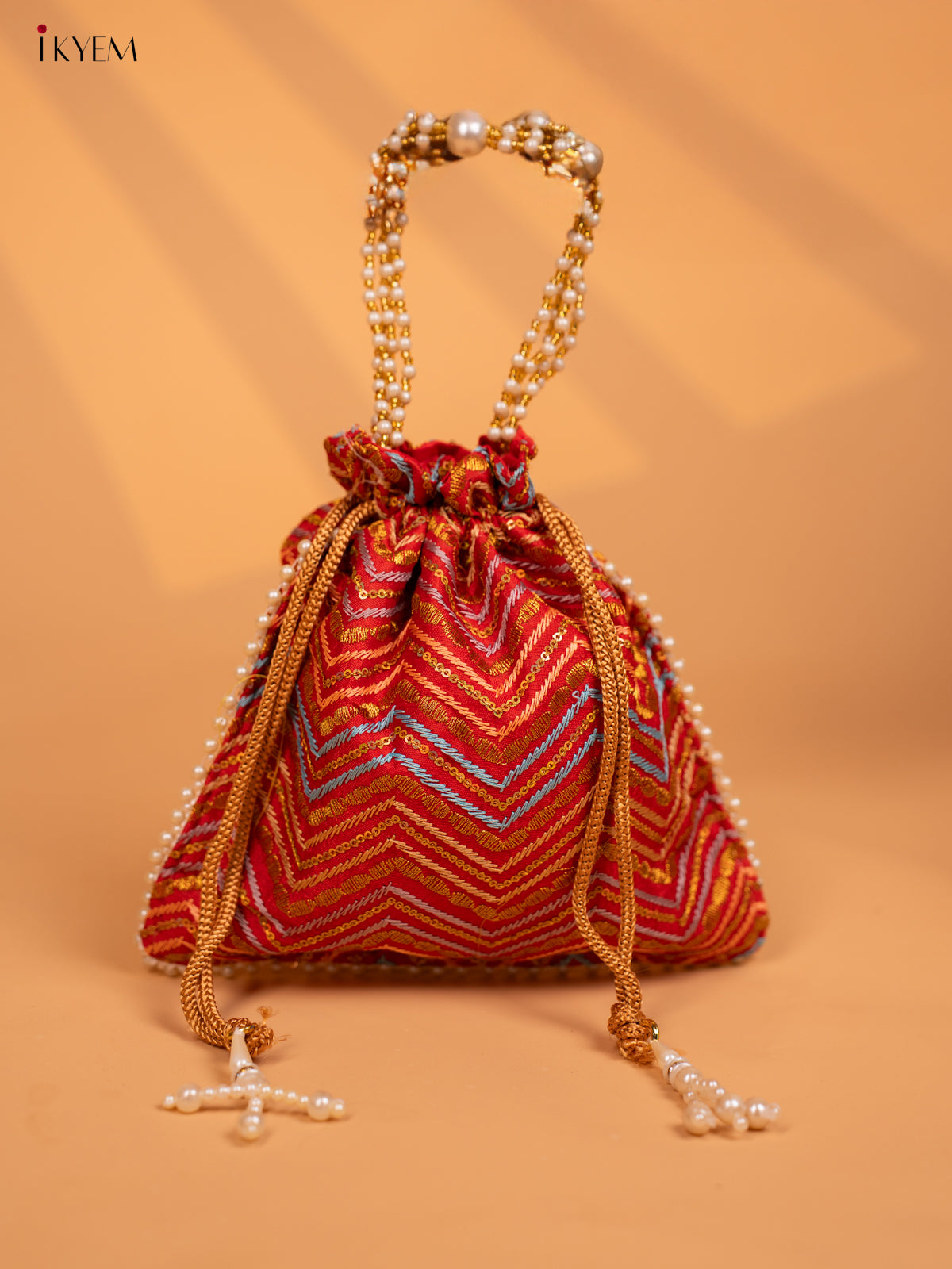 Fancy Designer Embroidered potli Bag- KD09121