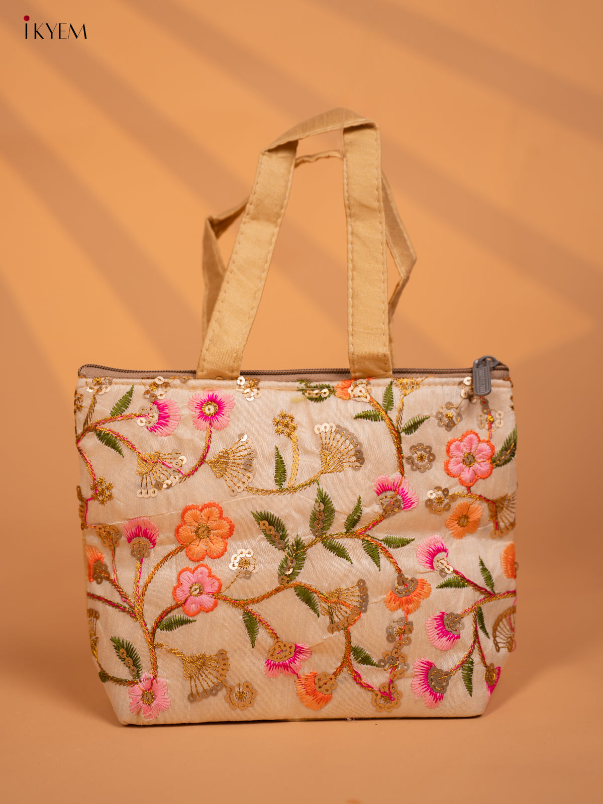 Designer Embroidered HandBag - Floral - KD09122