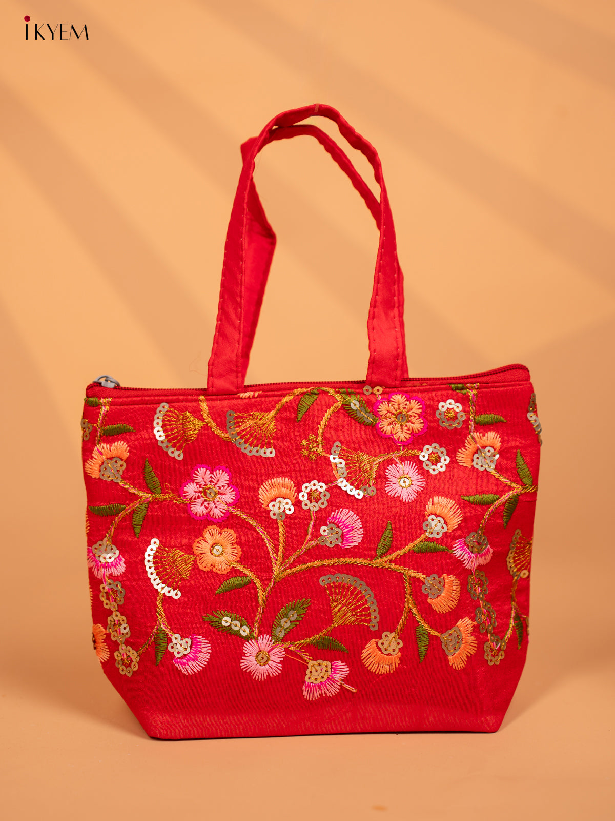 Designer Embroidered HandBag - Floral - KD09122