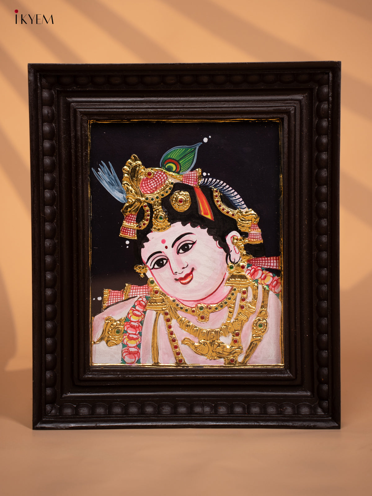 Sri Krishna - Tanjore Painting (13x11) - KD17121