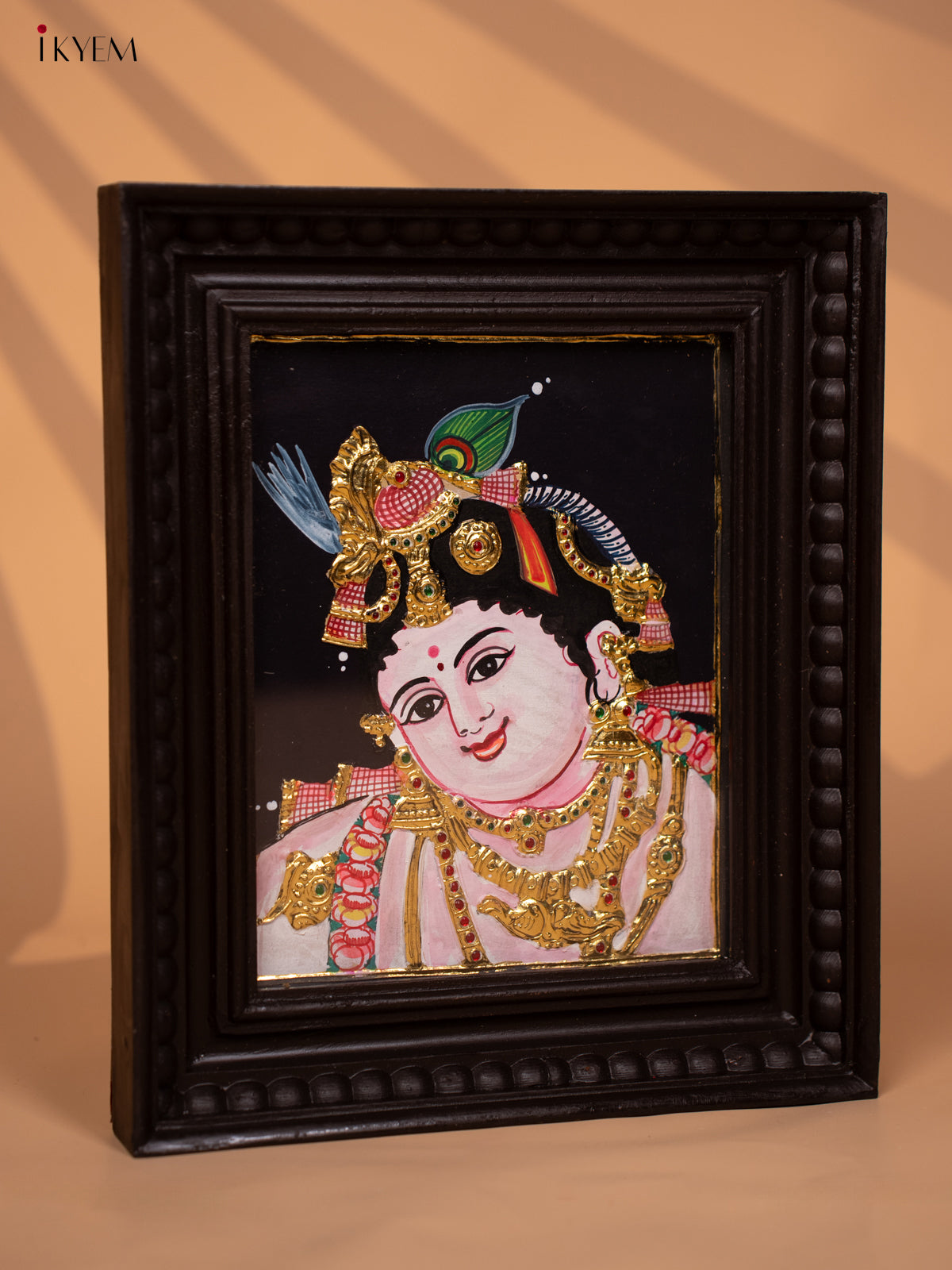 Sri Krishna - Tanjore Painting (13x11) - KD17121