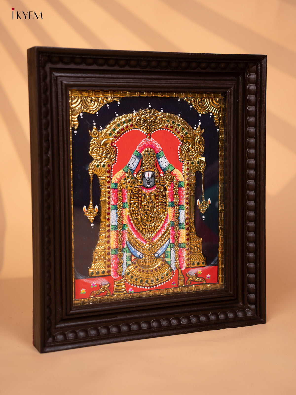 Balaji - Tanjore Painting (15x13) Red - KD17122