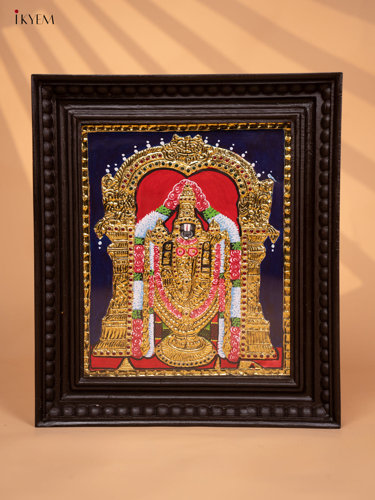Balaji - Tanjore Painting (15x13) Red - KD17123
