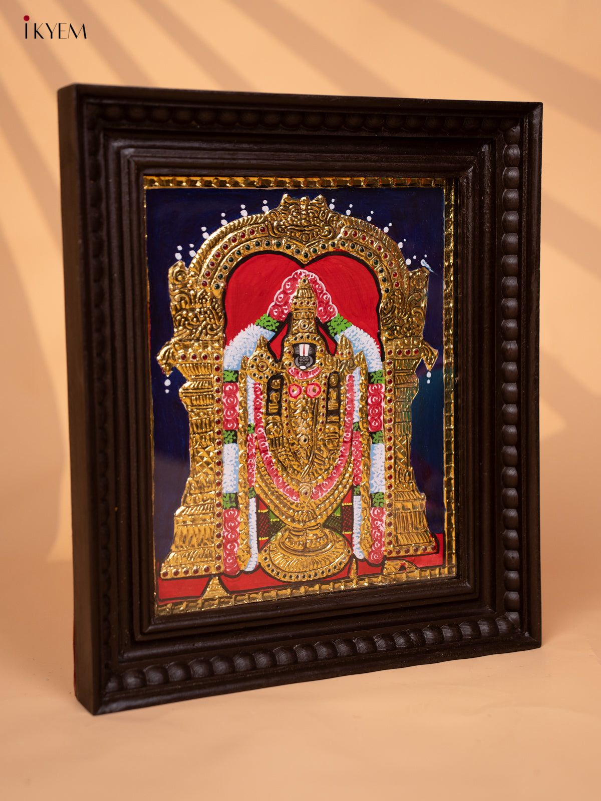 Balaji - Tanjore Painting (15x13) Red - KD17123
