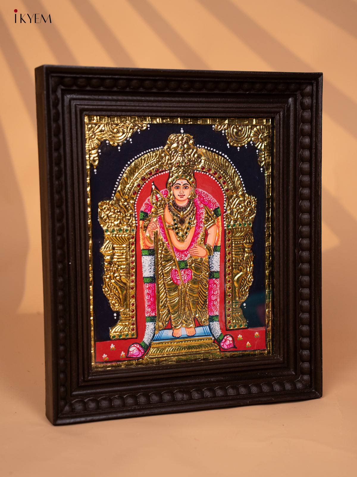 Murugar - Tanjore Painting (15x13) - KD17126