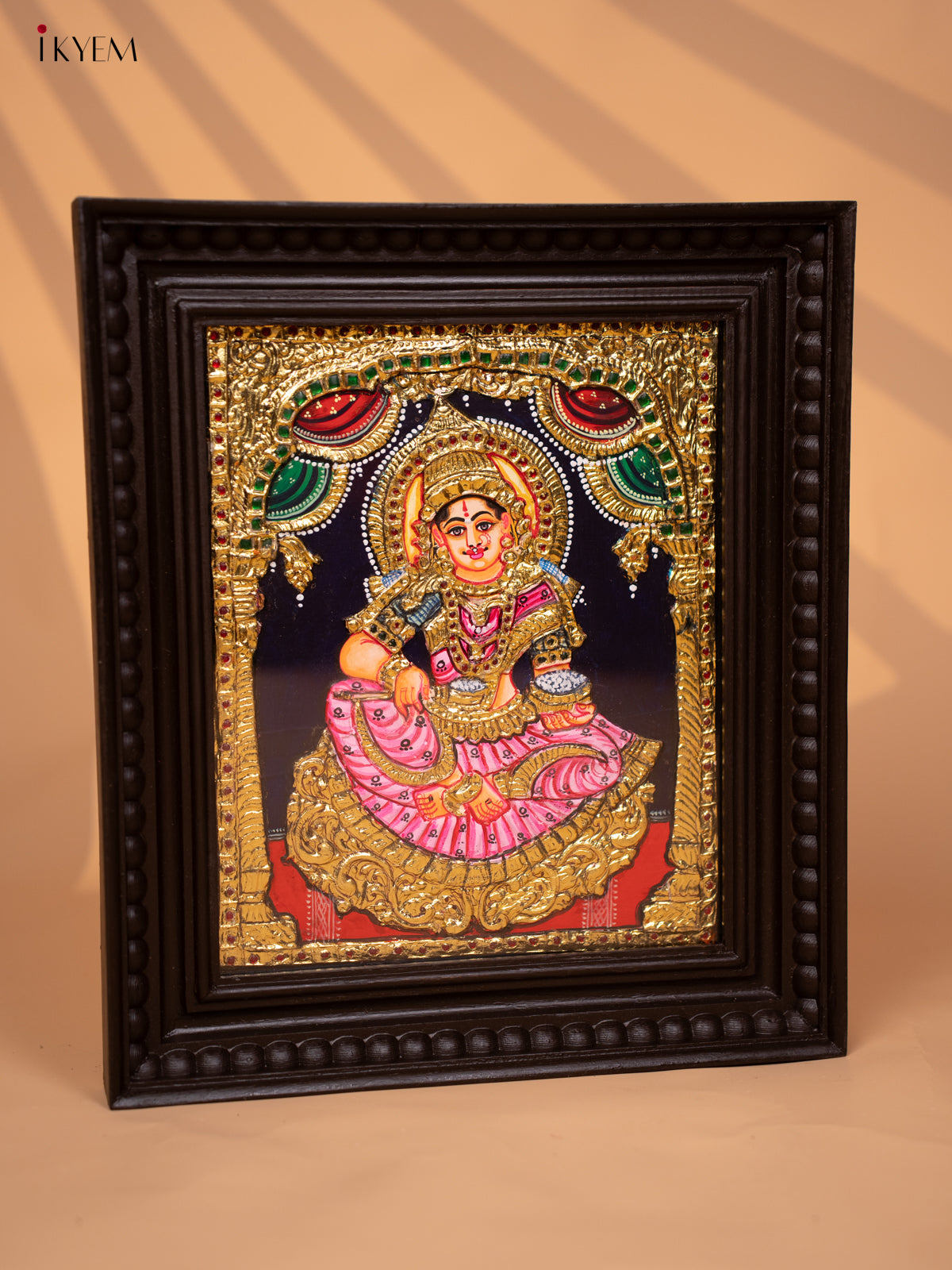Anna Poorani - Tanjore Painting (15x13) Blue - KD17132