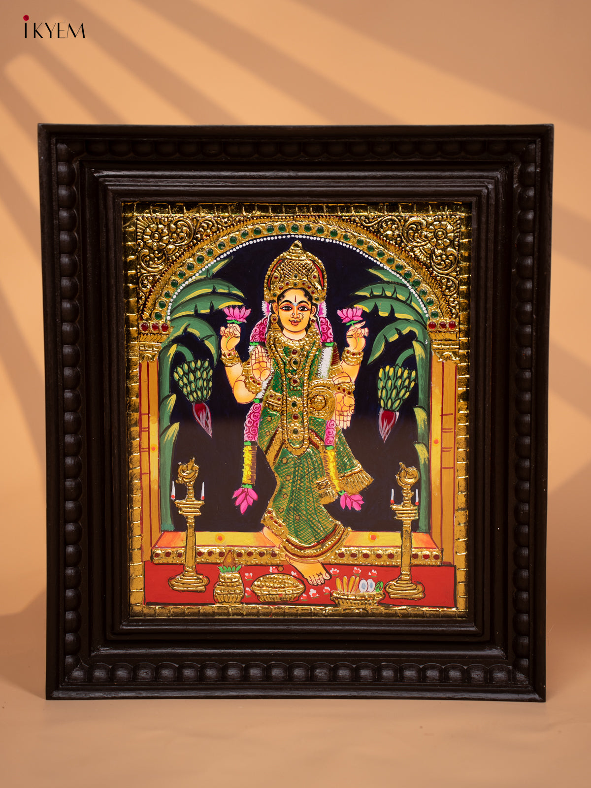 Garuda Lakshmi - Tanjore Painting (15x13) - KD17135