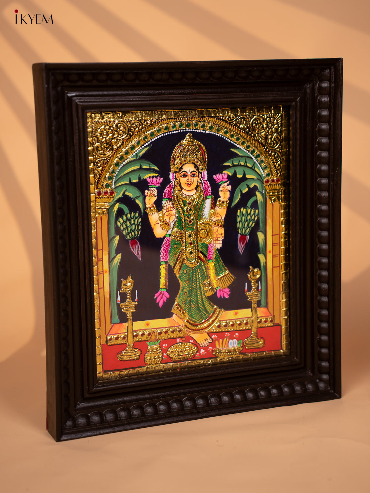 Garuda Lakshmi - Tanjore Painting (15x13) - KD17135