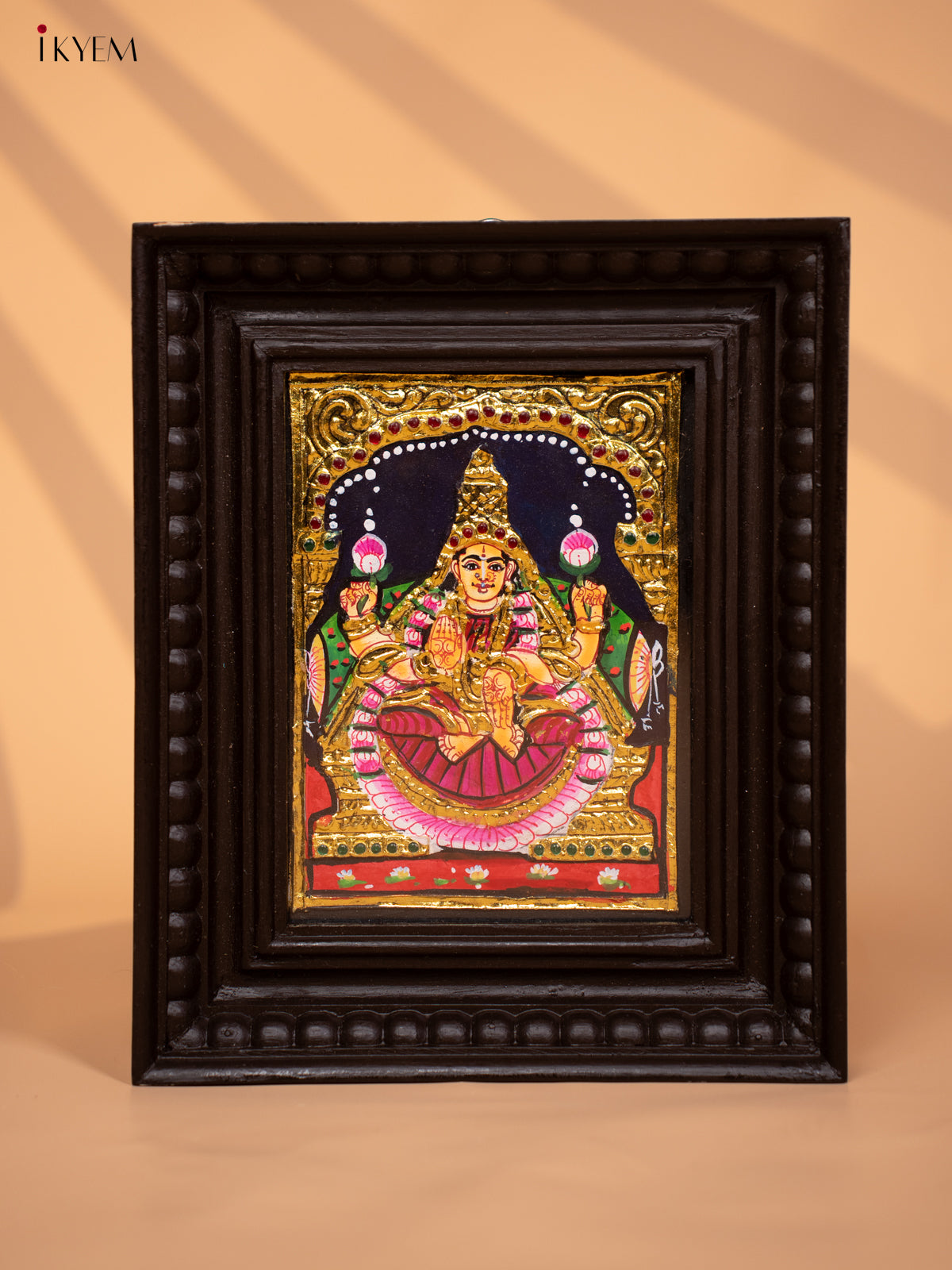 Lakshmi - Tanjore Painting (11x9) - KD17138