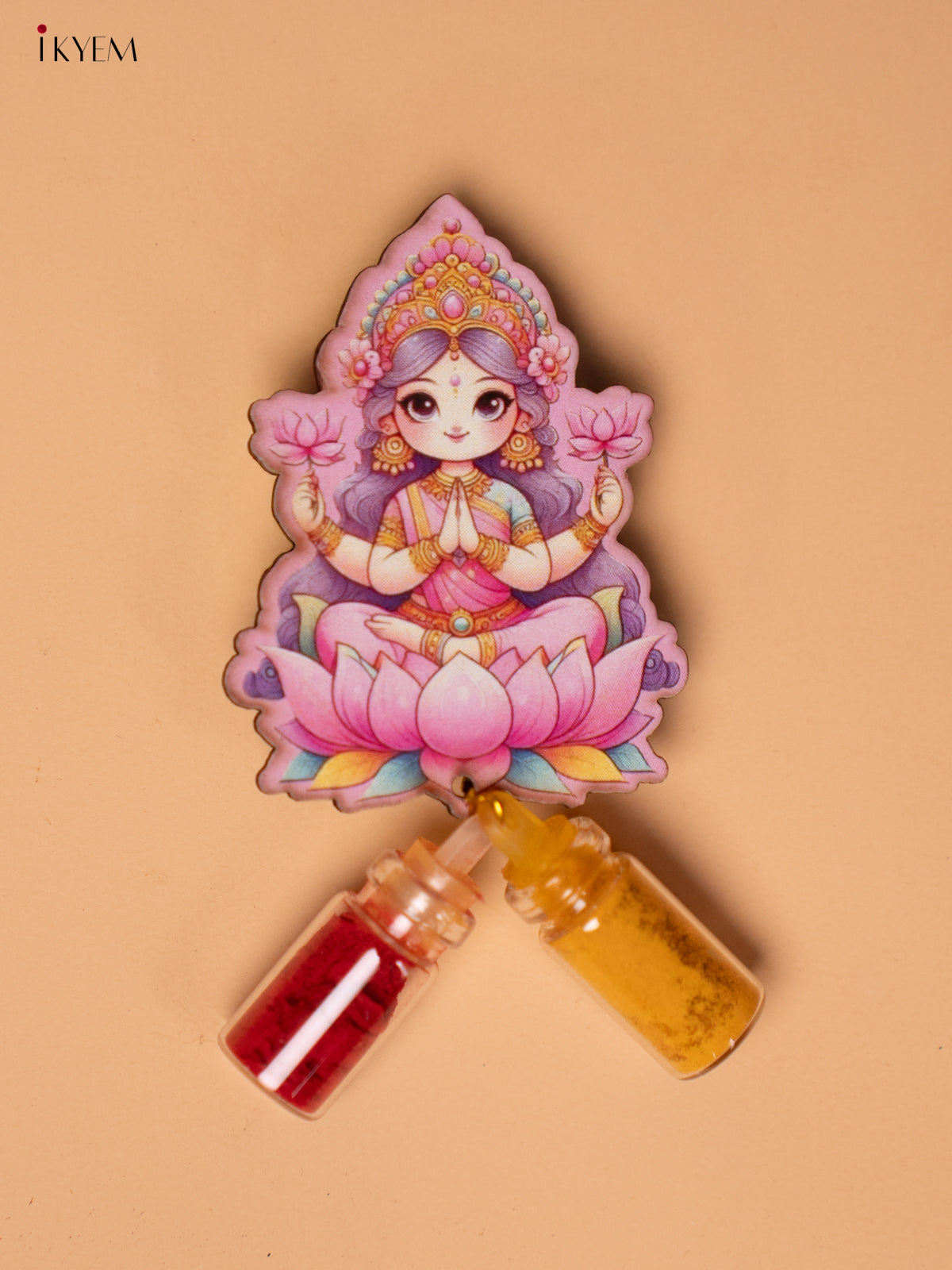 Haldi Kumkum bottle set - Lakshmi - KD22124