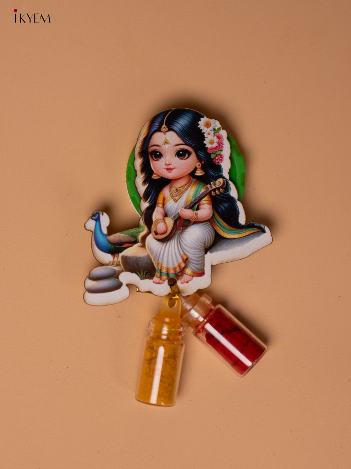 Haldi Kumkum bottle set - Saraswathy - KD22130