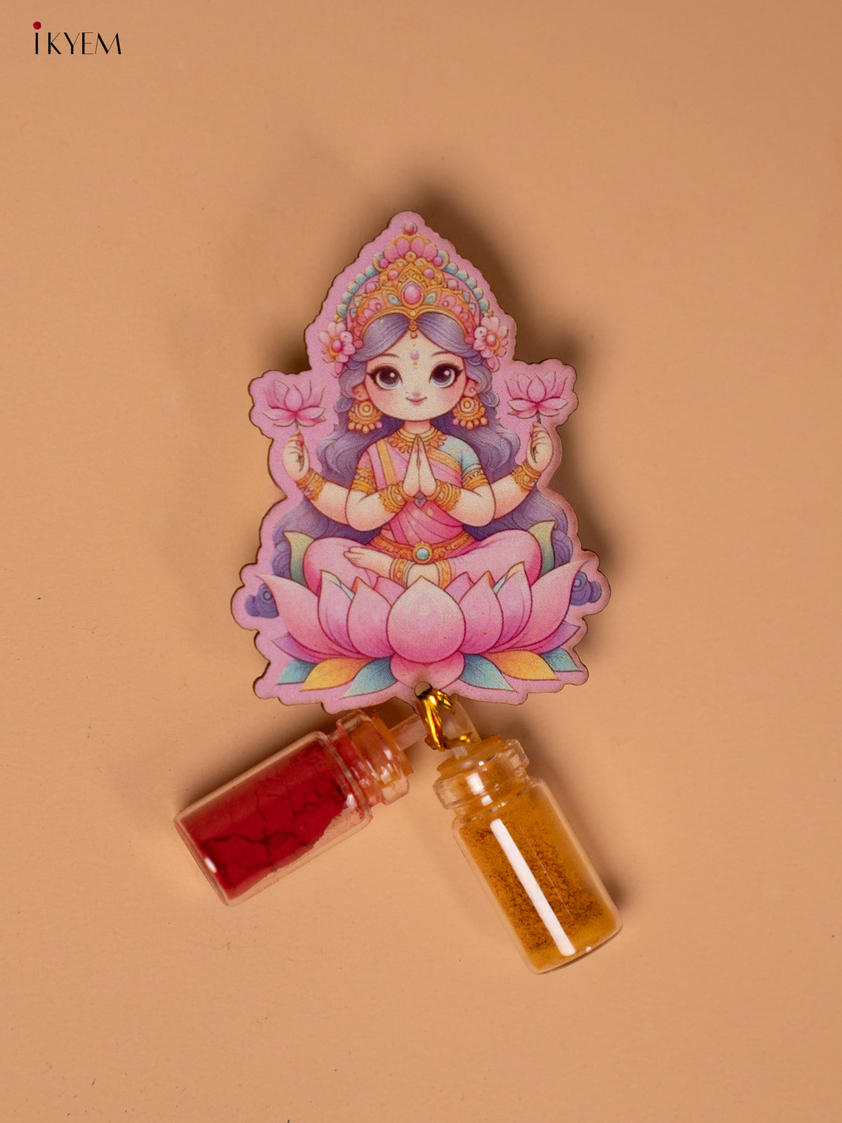 Haldi Kumkum bottle set - Lakshmi - KD22137