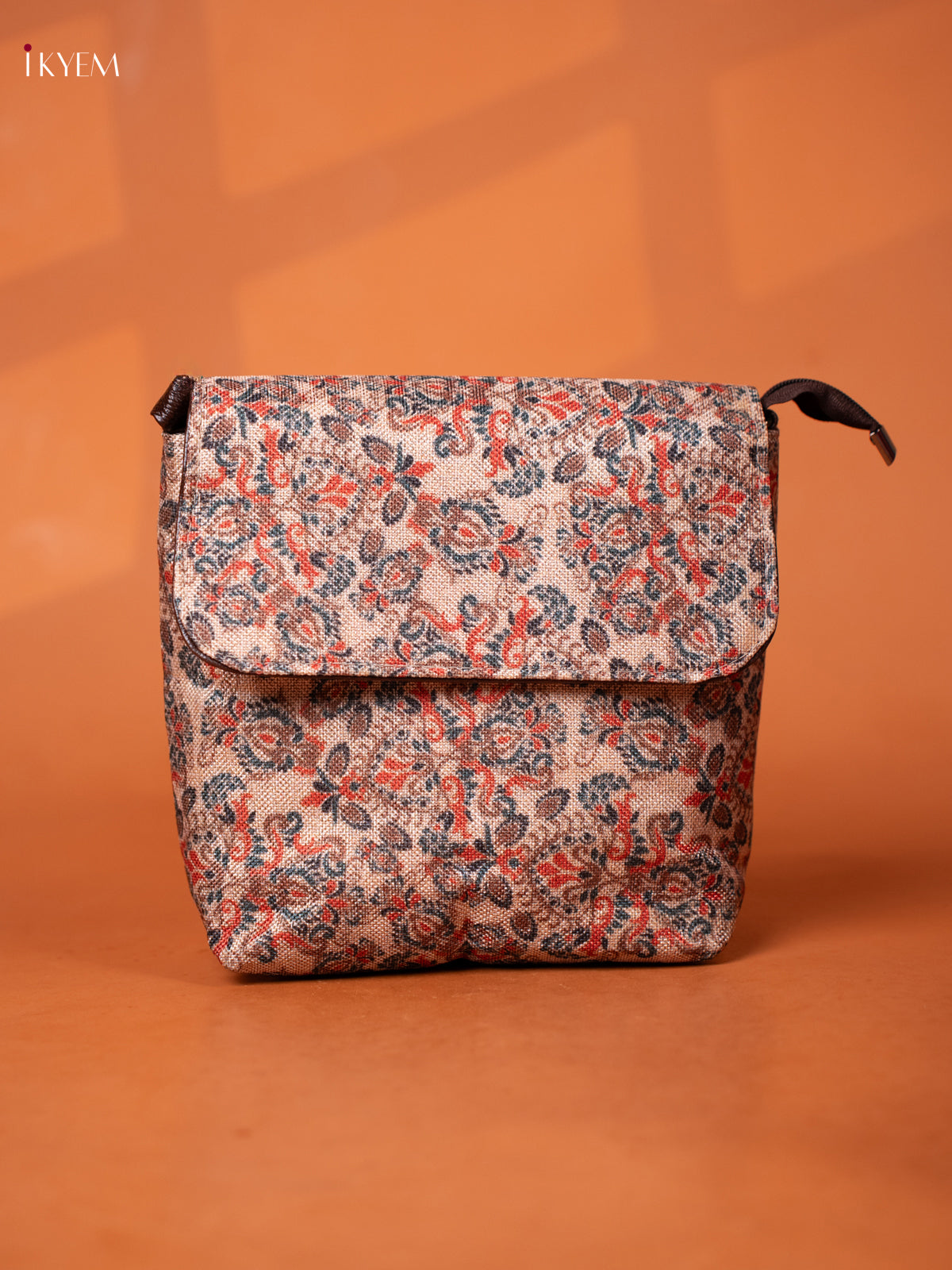Semi Jute Leather Sling Bag -  Sandal - KD26995