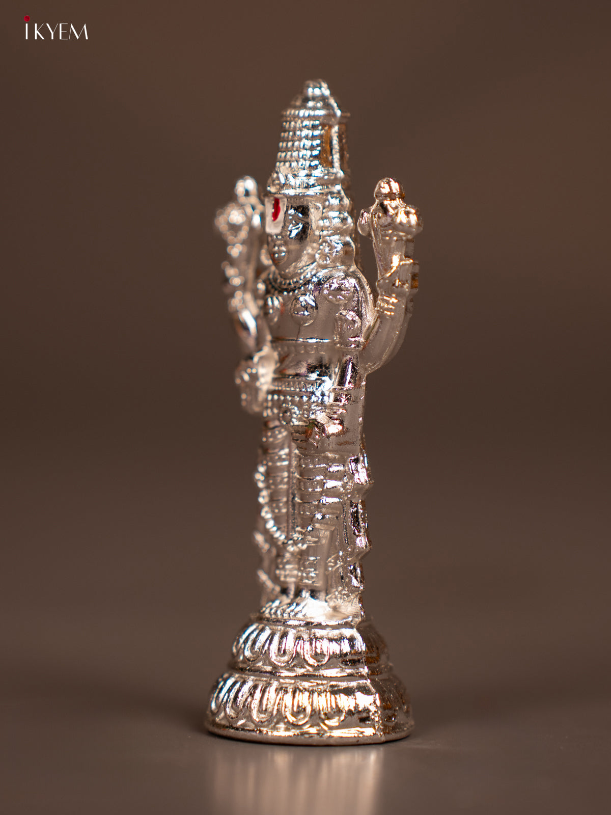 Auspicious Silver Plated Tirupati Balaji Idol -2