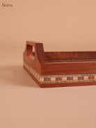 Wooden Gems Stone Tray (6x8)