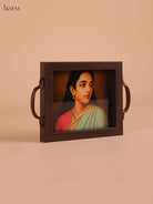 Ravi Varma Indian Women Printed Tray(8x5.5)