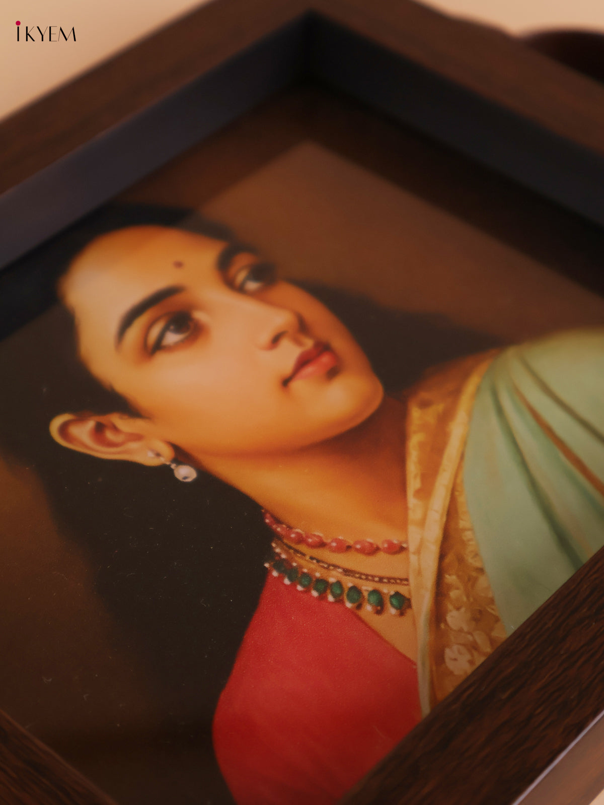 Ravi Varma Indian Women Printed Tray(8x5.5)