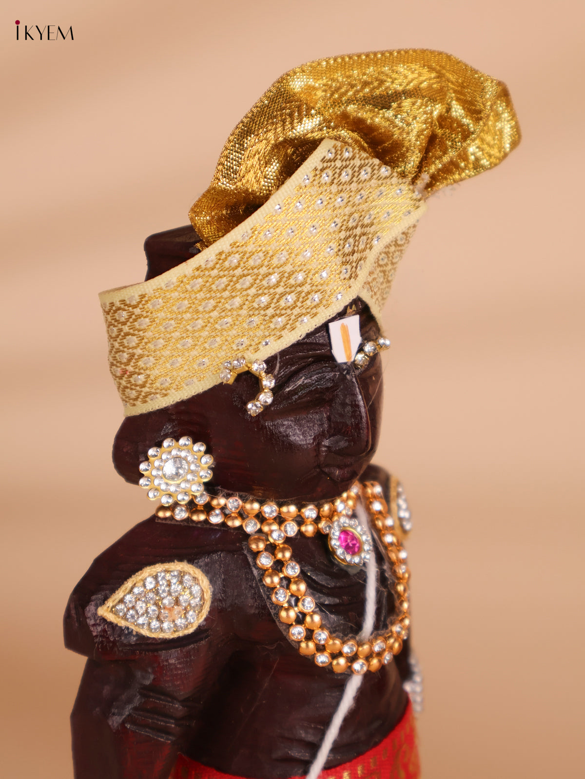 Decorated Couple Marapachi Doll Set- 9 inch-KEI29150