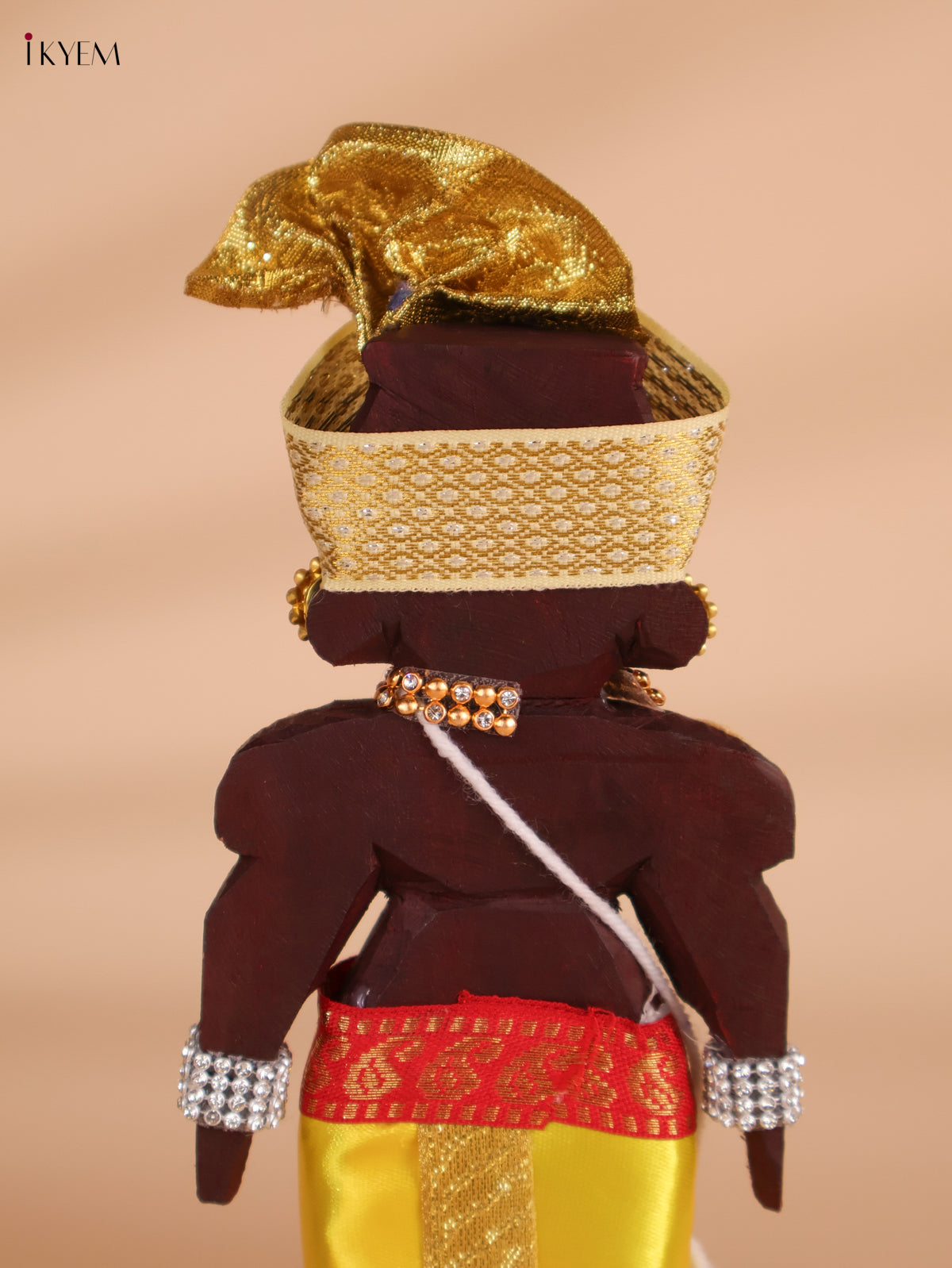 Decorated Couple Marapachi Doll Set- 9 inch-KEI29150