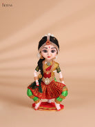 Decorated Bharathanatiyam Doll-12 inch-KEI29162