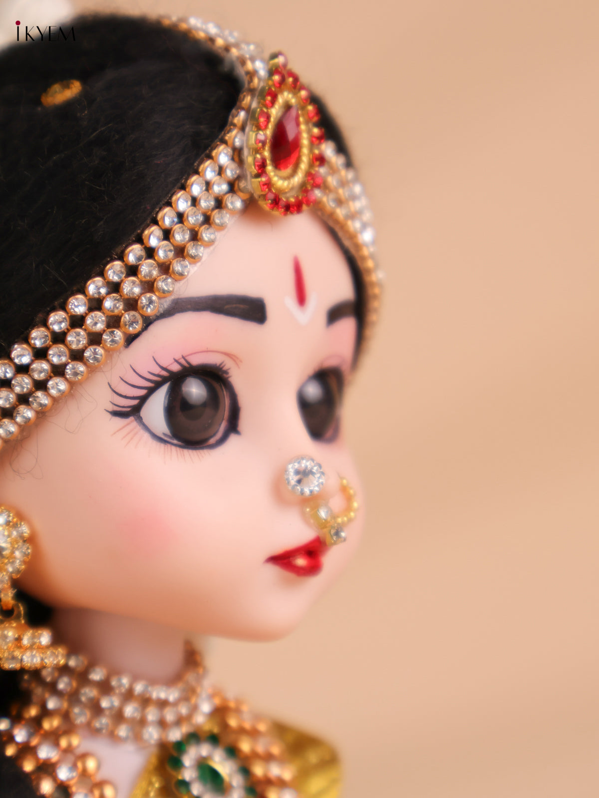 Decorated Bharathanatiyam Doll-12 inch-KEI29162