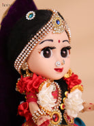 Decorated Cute Devi Bala TiripuraSundari Doll 8 inch-KEI29170
